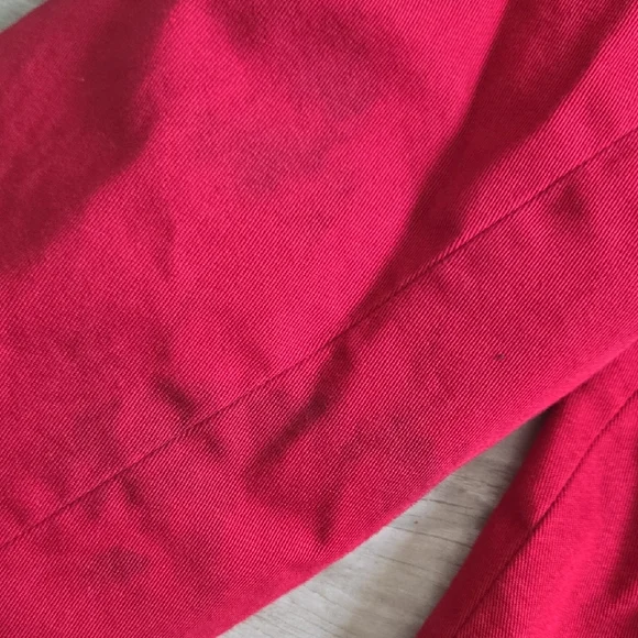 Banana Republic Red Trench Coat - Picture 6 of 11